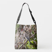 Elegante Pestervogel Wildlife Crossbody Tas (Achterkant)