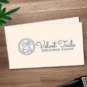 Elegante Pet Groomer  Kat & Hond Logo Visitekaartje