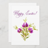 Elegante Petrykivka Easter Kaart (Voorkant / Achterkant)