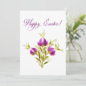 Elegante Petrykivka Easter Kaart (Staand voorkant)