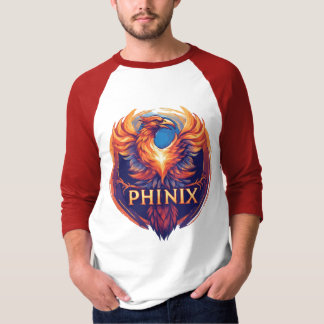 Elegante Phinix Phoenix Logo – Wedergeboorte & Gro T-shirt