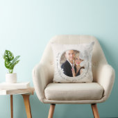 Elegante PHOTO Trouw- of jubileumkussen op maat Kussen (Stoel)