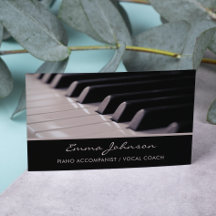 Elegante Pianist Muziekleraar Piano Keys