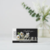 Elegante Piano Muziek Gift Certificaat Sjabloon (Staand voorkant)
