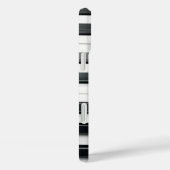 Elegante piano sleutel lay-out met verticale naam Case-Mate iPhone case (Achterkant / Rechts)