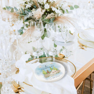 Elegante piano   Viool bloemen duiven bruiloft lux Zandsteen Onderzetter