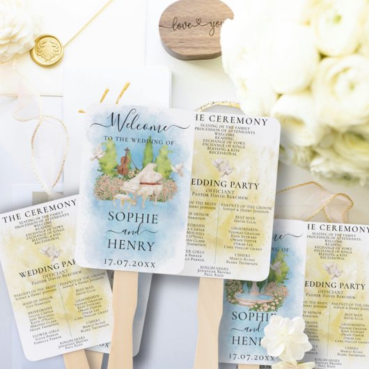Elegante piano | Viool Wedding Doves Programma Han Handwaaier