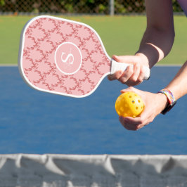 Elegante Pickleball Paddle met Gewei Monogram