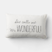 ELEGANTE PILLOW_ " M. WONDERFUL " KUSSEN (Achterkant)