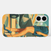 Elegante piloot van de Jet Case-Mate iPhone Case (Achterkant (horizontaal))