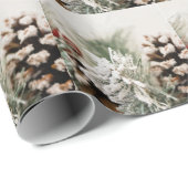 Elegante Pine 2025 oudejaarsavond aangepaste jaar Cadeaupapier (Rol Hoek)