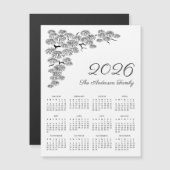 Elegante Pine Branch Botanische Kalender 2026 (Voorkant / Achterkant)