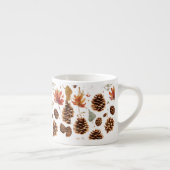Elegante Pine Cone Espresso Mok – Vieren van Natuu (Rechts)