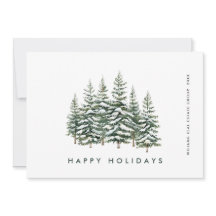 Elegante Pine Tree Christmas Company Groet