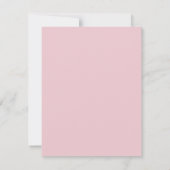 Elegante Pink Blossom Waterverf sympathie begrafen Bedankkaart (Achterkant)