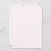 Elegante Pink Martini Bruidsmeisje Kaart (Achterkant)