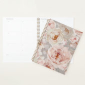 Elegante pioen bloemplanner planner (Display)