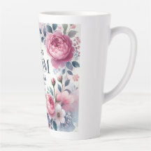 Elegante pioen en pastel bloesems Moederdag cadeau