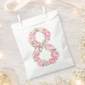 Elegante Pioen Illustratie voor 8 Maart Bedankzakje (Geknipt)