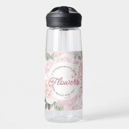 Elegante Pioen We zouden jou kiezen Namen van klei Waterfles