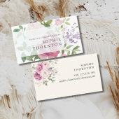 Elegante pioenen visitekaartje