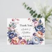 Elegante pioenenkrans voor bruiloft bedankt (Staand voorkant)