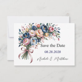 Elegante pioenenkrans voor bruiloft Save the Date