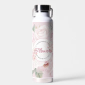 Elegante pioenroos bloemen grootouders we zouden j waterfles