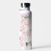 Elegante pioenroos bloemen grootouders we zouden j waterfles (Rechts)