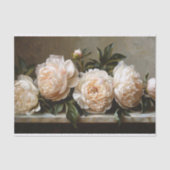 Elegante Pioenrozen Decoupage Tissuepapier (Voorkant)