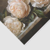 Elegante Pioenrozen Decoupage Tissuepapier (Detail)