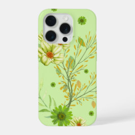 Elegante pistache groene telefoon portemonnee iPhone 15 pro case