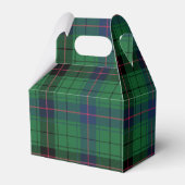 Elegante Plaid Davidson Rustieke Tartan Bedankdoosjes (Achterkant)