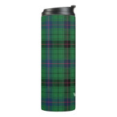 Elegante Plaid Davidson Tartan Persoonlijk Thermosbeker (Gedraaid links)