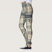Elegante Plaid & Floral Leggings (Links)