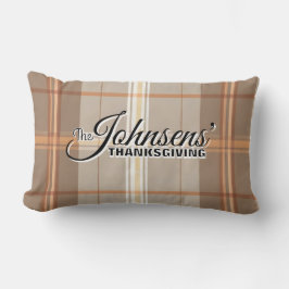 Elegante Plaid Herfst Thanksgiving Kussen