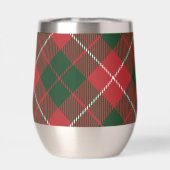 Elegante Plaid Rode Groene Tartan Custom (Achterkant)