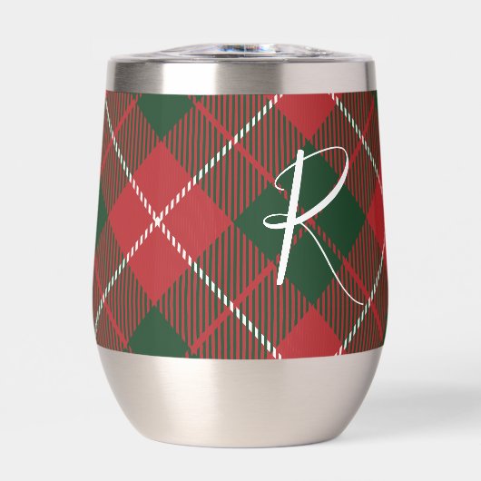 Elegante Plaid Rode Groene Tartan Custom (Voorkant)
