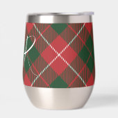 Elegante Plaid Rode Groene Tartan Custom (Links)