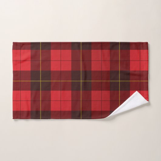 Elegante Plaid Rustieke Boerderij Tartan Bad Handdoek (Handdoek)