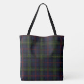 Elegante Plaid Rustieke Tartan Tote Bag (Achterkant)