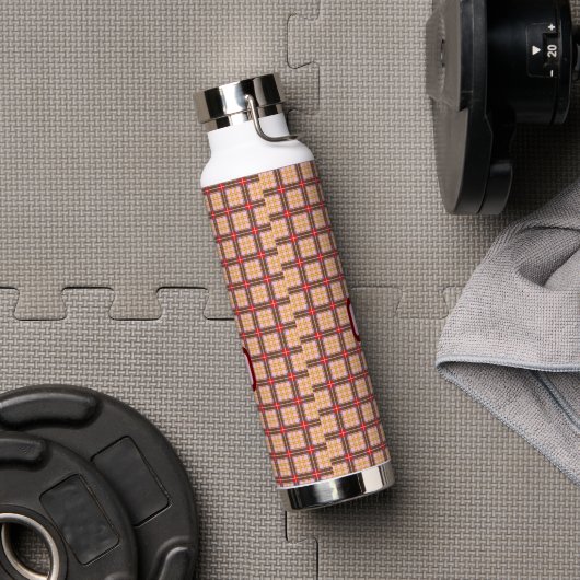    Elegante Plaid  Waterfles (Gym)