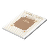 Elegante Planner met Soft Stamp & Roos Accents – C Notitieblok (Linkerzijde)