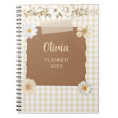 Elegante Planner met Soft Stamp & Roos Accents – C Notitieboek (Voorkant)