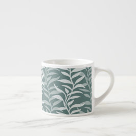 Elegante plantsilhouet in Flow Smokey Teal Espresso Kop