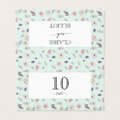 Elegante platte moderne botanische groene bruiloft kaart (Buitenkant ongevouwen)