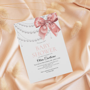 Elegante Pluche Strik Meisje Baby Borrel Kaart