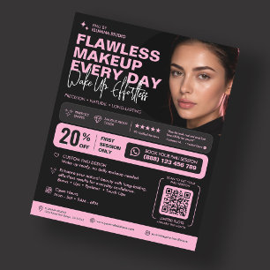Elegante PMU-kunstenaar Aesthetische schoonheid Ro Flyer