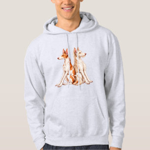 Elegante Podenco Ibizan Hound Podengo Hoodie