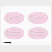Elegante poes met vlinder sticker (Vel)